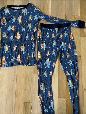 Little Sleepies Bluey Dance Mode Pajama set